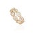 VR Jewels Handmade 1.1ct Uncut Diamond Bezel-Set Band Ring in 18k Yellow Gold Size 5 For Sale - Image 4 of 17