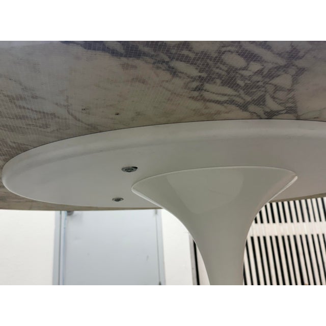 Eero Saarinen for Knoll 50th Anniversary Marble Tulip Dining Table For Sale - Image 12 of 12