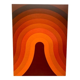Verner Panton for Mira Spectrum Fabric Wall Art For Sale