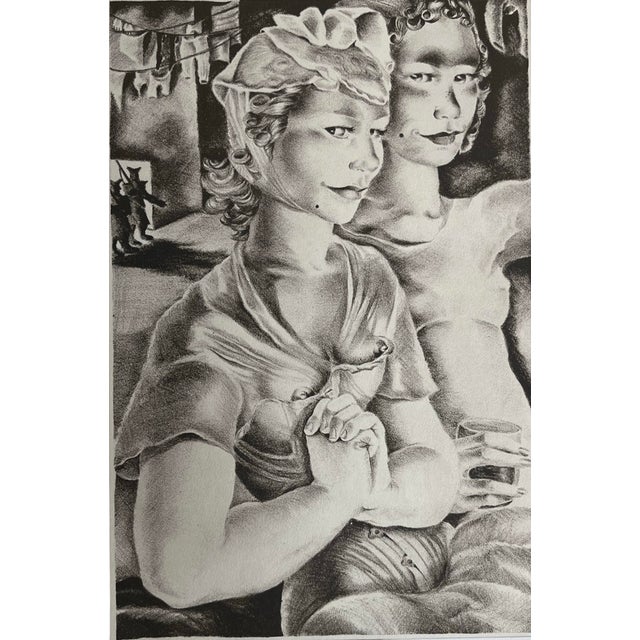 Parisian Woman Lithograph by Mariette Lydis 1938 For Sale - Image 4 of 10