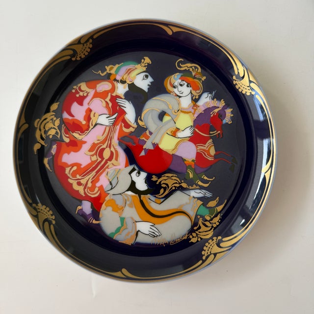 The Magic Horse Plate No. IV by Bjørn Wiinblad for Rosenthal, Germany, 1970s For Sale - Image 6 of 6