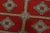 Textile Bokhara Jaldar Rug 4’2” X 6’2” Red Wool Tribal Hand-Knotted Oriental Carpet For Sale - Image 7 of 12
