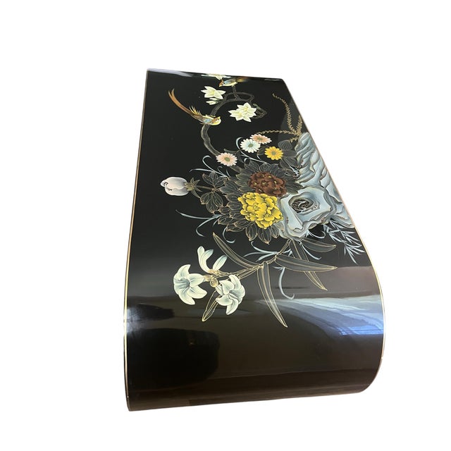 Chinoiserie Vintage Chinoiserie Coffee Table For Sale - Image 3 of 9
