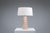Geometric Pyramid Table Lamp in Travertine-Onyx, 1970s For Sale - Image 6 of 15