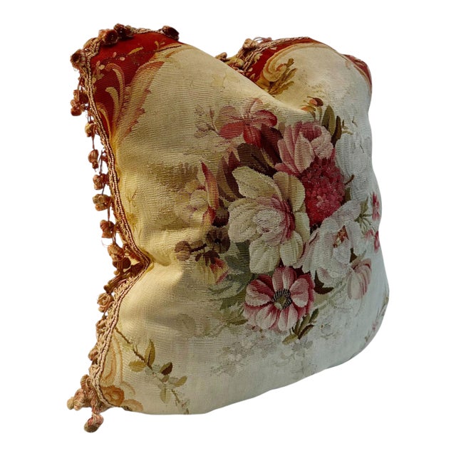 19th Century Tapestry Pillow For Sale