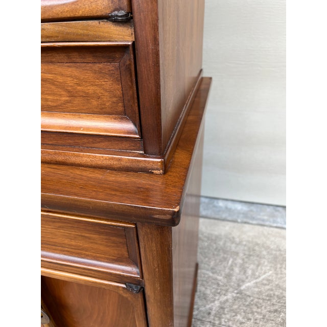 1956 White Furniture 75th Anniversary Collection Tiara 2Pc Walnut