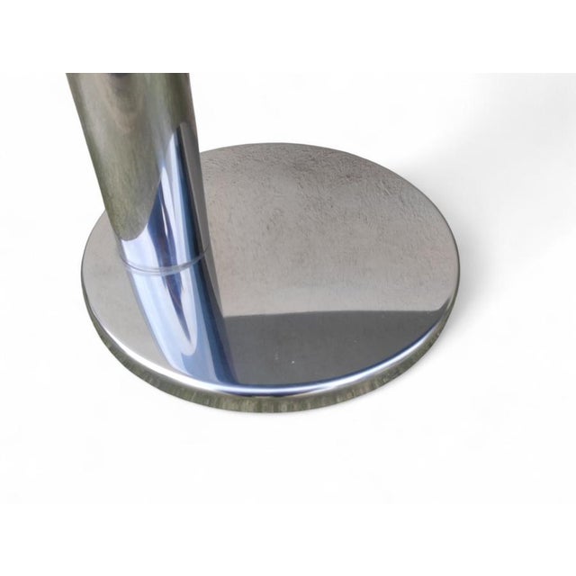 Console Table in Smoked Glass and Chromed Steel, 1970s For Sale - Image 7 of 13