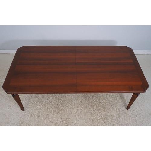 1980s Italian 11 Piece Neoclassical Dining Room Table & Chairs Set For Sale - Image 5 of 10
