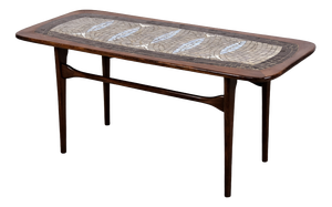 Vintage Scandinavian Beech Coffee Table by Edvard Johansson for Ejm, 1960s