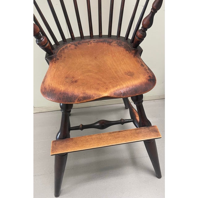 1980s Reproduction Windsor Wcw Child Size High Chair For Sale - Image 9 of 12