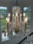 Crystorama Chandelier with 8 Lights, Crystal Accents, and Polished Brass Finish - 21" Diameter, 64" Height Elevate your...