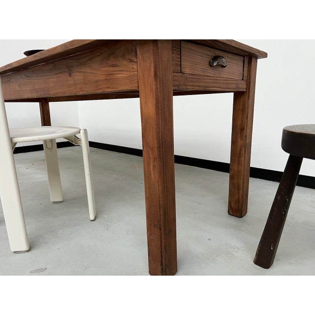 Pine Farm Table, 1970s For Sale - Image 13 of 18