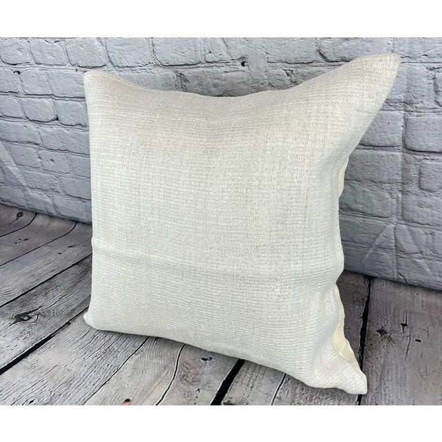 Vintage Pillow Case Turkish Hemp Pillow Decorative Hemp Pillow Dry cleaning only. PILLOW INSERT IS NOT INCLUDED