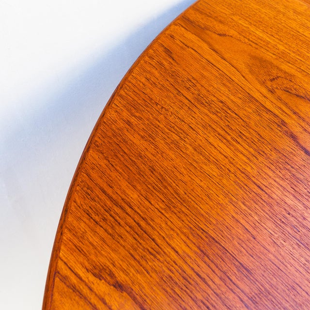 Wood 1960s Restored Swedish Mid Century Modern Teak Extension Dining Table Attributed to Joc For Sale - Image 7 of 13