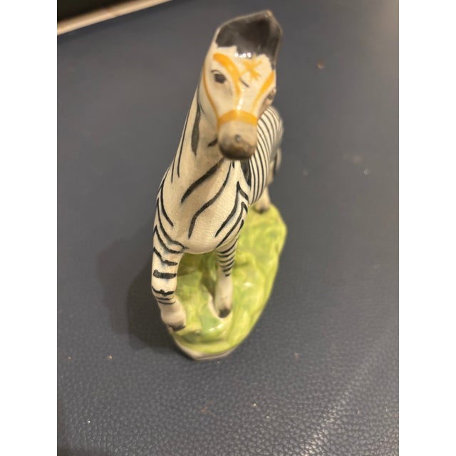 Rare Staffordshire Figure of a Zebra, Early 19th Century For Sale - Image 4 of 10