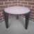Wood Mid-Century Modern Pink Laminate Side Table With Wooden Legs For Sale - Image 7 of 7