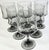 Mid 20th Century Smoky Grey Mid-Century Goblets- Set of Six For Sale - Image 5 of 12