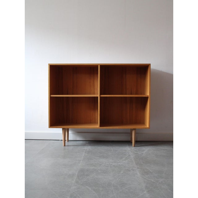 Vintage Danish Bookcase in Oak, 1960s For Sale - Image 9 of 9
