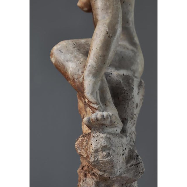 Sculpture Materials Ejnar Breinholt, Figurative Sculpture of Standing Woman, 1930s, Plaster For Sale - Image 7 of 18