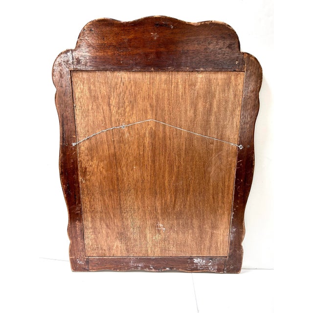 1920s 925 Sterling Silver Repoussé Framed Wall Mirror For Sale - Image 13 of 13