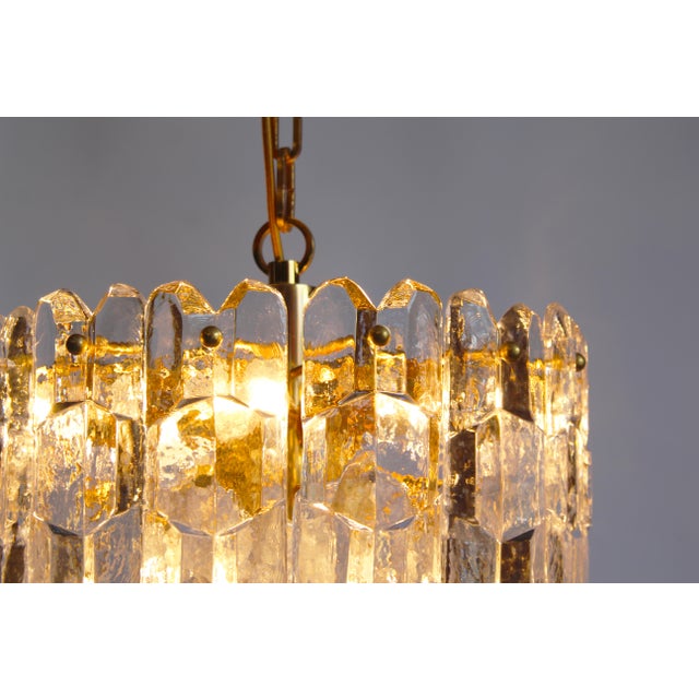 Murano Glass and Brass Palazzo Chandelier by Kalmar, Austria, 1970s For Sale - Image 11 of 13