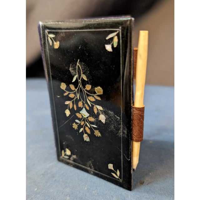 This vintage French ladies purse notebook dates from the early 20th century. It is a stunning high quality notebook,...