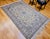Vintage Persian Nain Area Rug, Hand-Knotted Wool & Silk, Floral Pattern, 5x7, Ivory & Blue For Sale In Chicago - Image 6 of 16