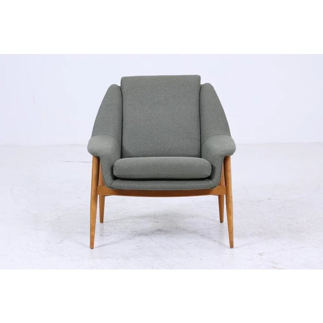 Mid-Century Olive Armchair by Wilhelm Knoll for Cassina, 1960s For Sale - Image 5 of 11