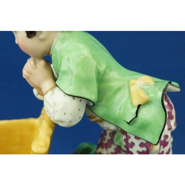 Early 19th Century Porcelain Figurine of Child with Basket by Jacob Petit, France For Sale - Image 14 of 18