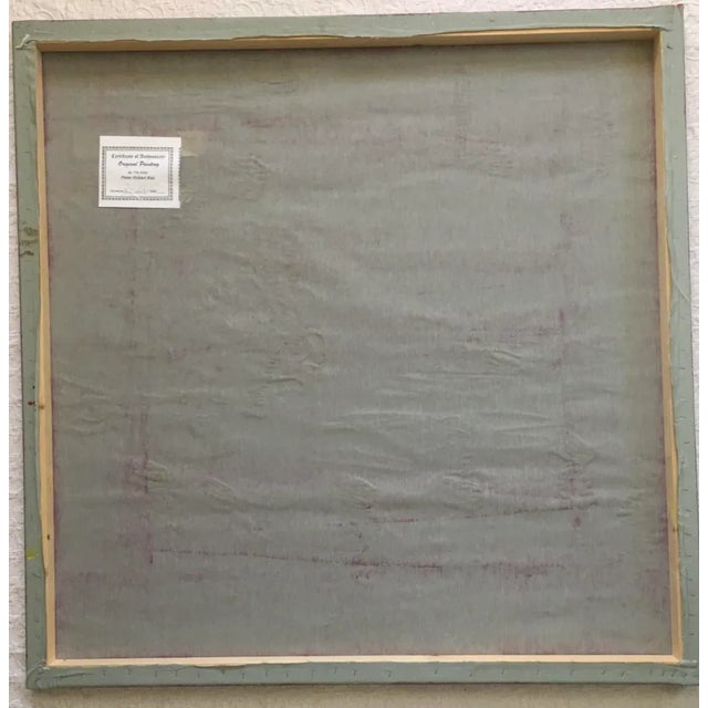 1990s 1990s Cubist Style Abstract Acrylic Painting by Peter Keil For Sale - Image 5 of 7