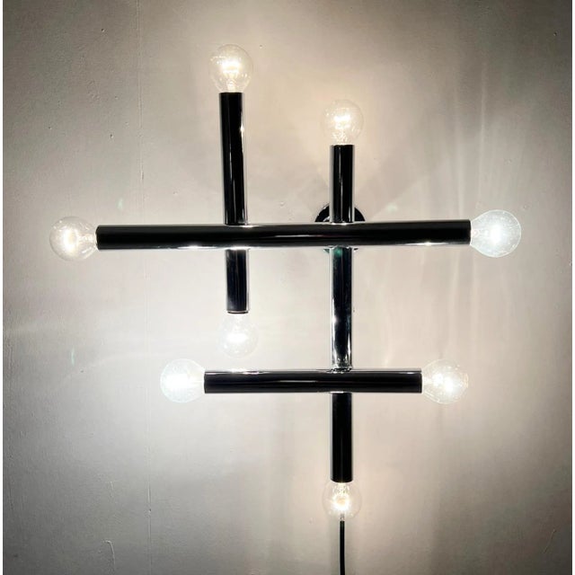 Metal Mid-Century Modern Wall Lamp by Temde, Germany, 1970s For Sale - Image 7 of 18