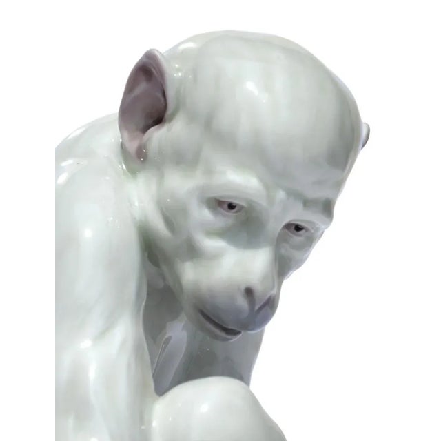Art Deco Porcelain Monkey from Gebrüder Heubach, Germany, 1920 For Sale - Image 4 of 9