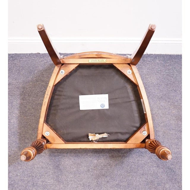 Ethan Allen British Classics Collection Early American Traditional Dining Arm Chair 29-6500a For Sale - Image 9 of 13