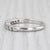 0.90ctw Diamond Wedding Band 14k White Gold Size 10 Stackable Annivesary Ring For Sale - Image 4 of 8