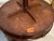 Mahogany Drum Pedestal Table (4 claw feet) with single drawer with Mingh & Eisenbrey, Baltimore, MD plate.