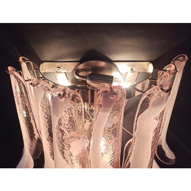 Mid-Century Italian Pink Wall Sconces, 1990s, Set of 2 For Sale - Image 6 of 16