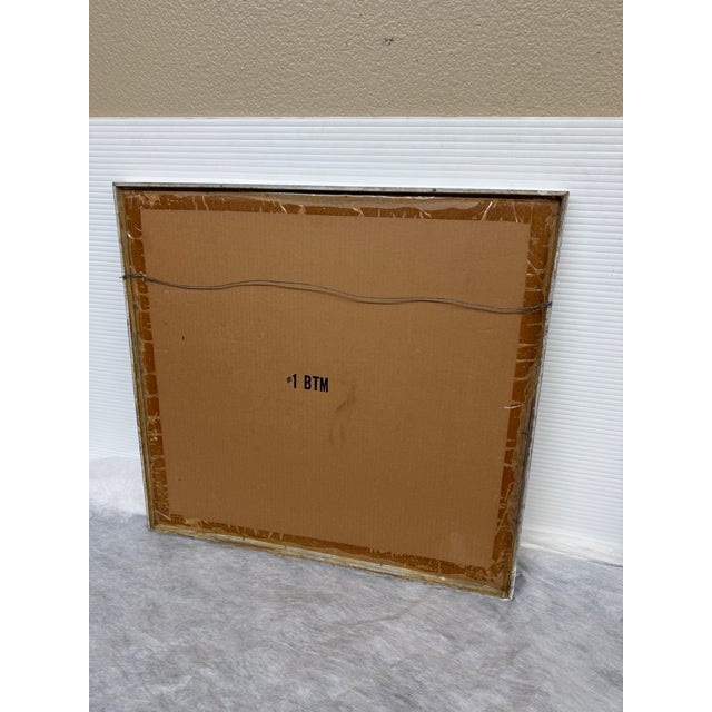 White Circa 1985 Larry Welden BeachWalk Watercolor, Framed For Sale - Image 8 of 12