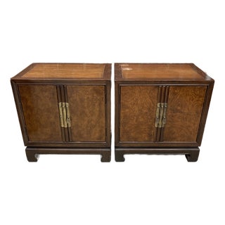 1970s Drexel Night Table Set, 2 Pieces For Sale