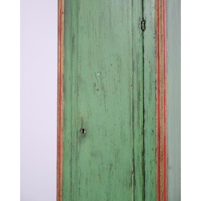 Green Frøken Longcase Clock from Bornholm, 1790s For Sale - Image 6 of 13