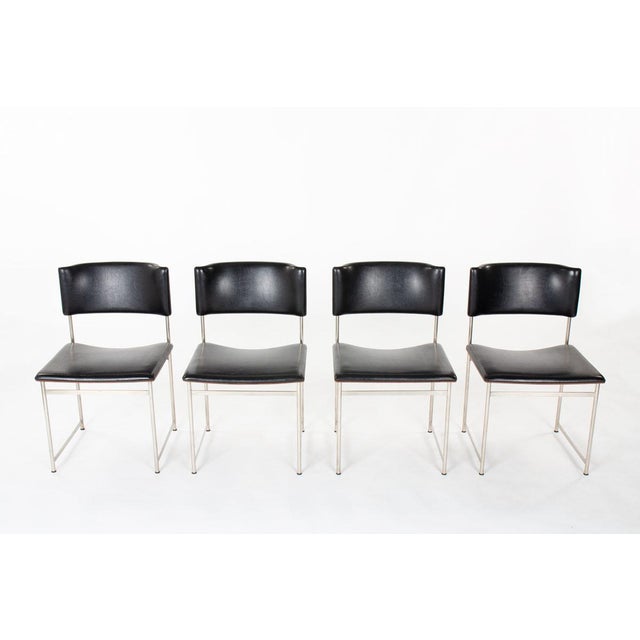 1960s SM08 Chairs by Cees Braakman for Usm Pastoe 1960s, Set of 4, Set of 4 For Sale - Image 5 of 13