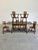 Vintage Scandinavian Brutalist Oak Dining Chairs, Set of 6 For Sale In Tampa - Image 6 of 12