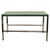 Chrome and Brass Console Table For Sale - Image 10 of 10