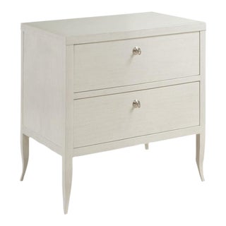 Woodbridge Furniture Petite Sarah Bedside Chest in Carrara For Sale