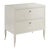 Woodbridge Furniture Petite Sarah Bedside Chest in Carrara For Sale