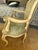 French Mid 20th Century Louis XV Style Carved Armchair With Light Green Floral Upholstery For Sale - Image 3 of 6