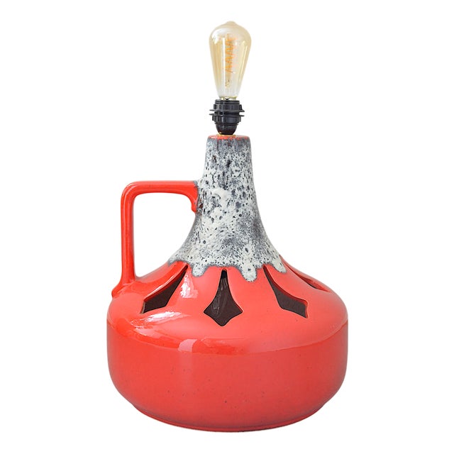 German Fat Lava Floor Lamp, 1960s For Sale