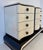 Metal Art Deco Chest of Drawers in Parchment and Black Lacquer by Osvaldo Borsani for Borsani, 1940s For Sale - Image 7 of 15