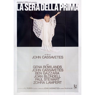 Opening Night 1977 Italian Quattro Fogli Film Poster For Sale