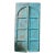 Antique Indian Doors Arched Mehrab Electric Blue Teak Wood Doors 87 For Sale