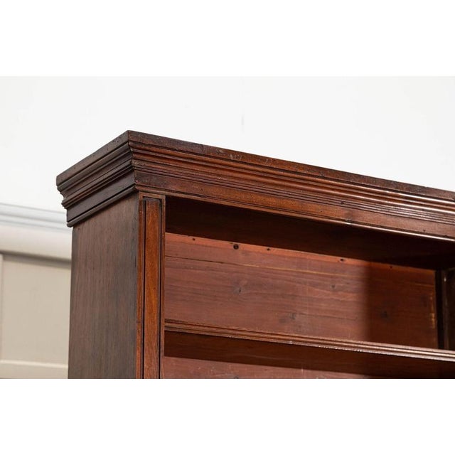 Large Antique English Mahogany Bookcase, 1870 For Sale - Image 11 of 18